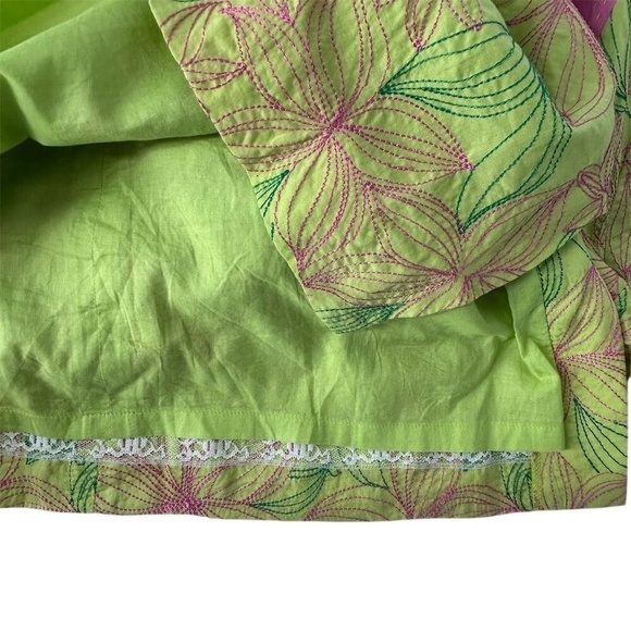 Lilly Pulitzer Vintage Island Floral Embroidery Papaya Tunic Dress, size S - Picture 11 of 13